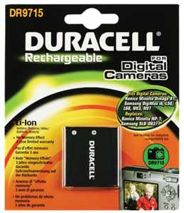 DURACELL DR9715 Samsung SLB-0837 Kamera Pili