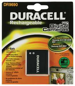 DURACELL DR9690 Samsung SLB-0937 Kamera Pili