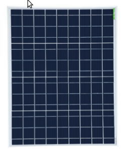 50W Polikristal Fotovoltaik Güneş Paneli