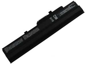 RETRO Lg X110, Datron Mobee N011, Msi U100 Notebook Bataryası - Siyah - 6 Cell